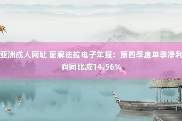 亚洲成人网址 图解法拉电子年报：第四季度单季净利润同比减14.56%