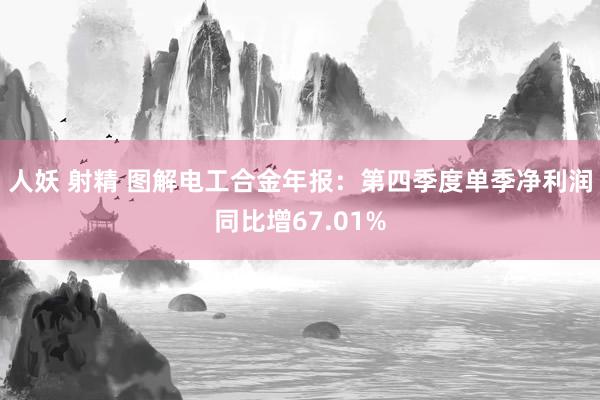 人妖 射精 图解电工合金年报：第四季度单季净利润同比增67.01%